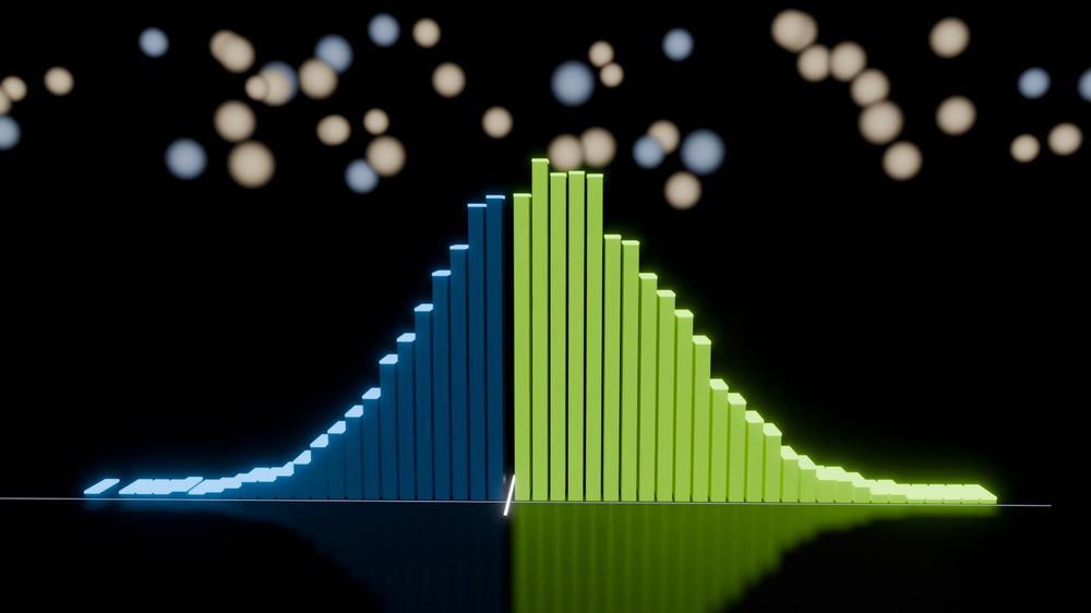 点差の予想を山の形にした3Dグラフ